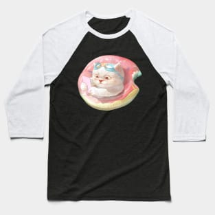 Donut Pool Float Baseball T-Shirt